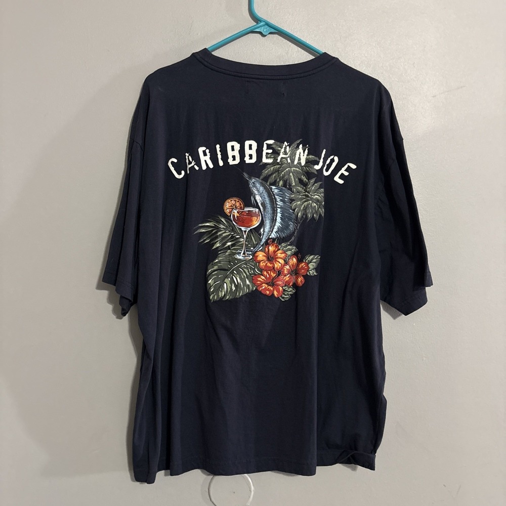 Men's Caribbean Joe Let Go Tshirt 2XL See Pictures